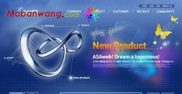 創(chuàng)新科技視界 免費獲取專業(yè)級藍色系科技網(wǎng)頁模板（編號15280698，千圖網(wǎng)PSD源文件）